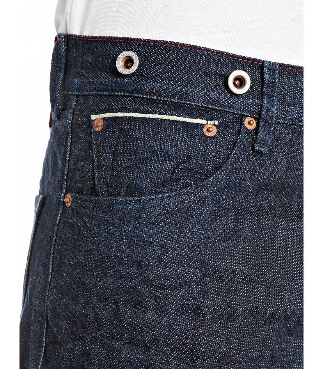 リラックステーパードLUIYS セルビッジインディゴデニム｜REPLAY